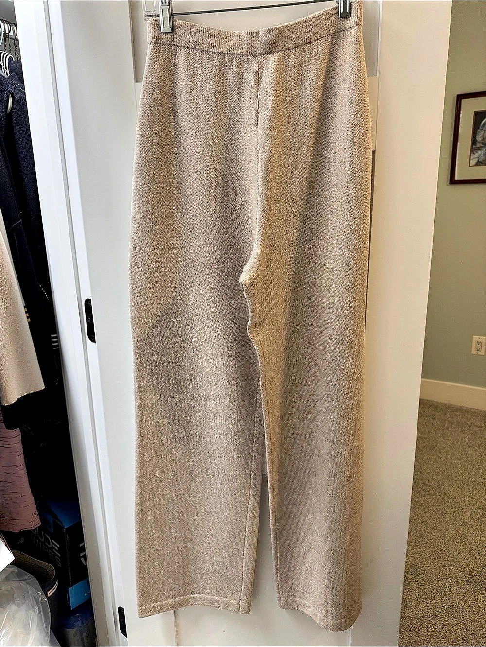 St. John Collection by Marie Gray Wide Leg Pants in Brown Size 6 Like